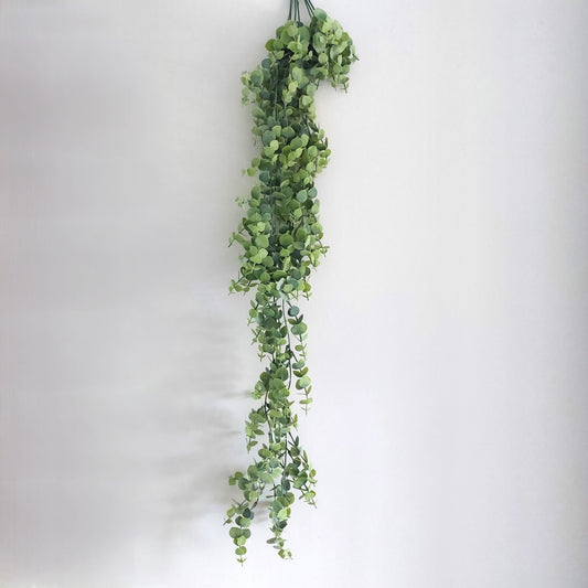 Faux Trailing Eucalyptus Gunni Light Green 90cm - UV Resistant