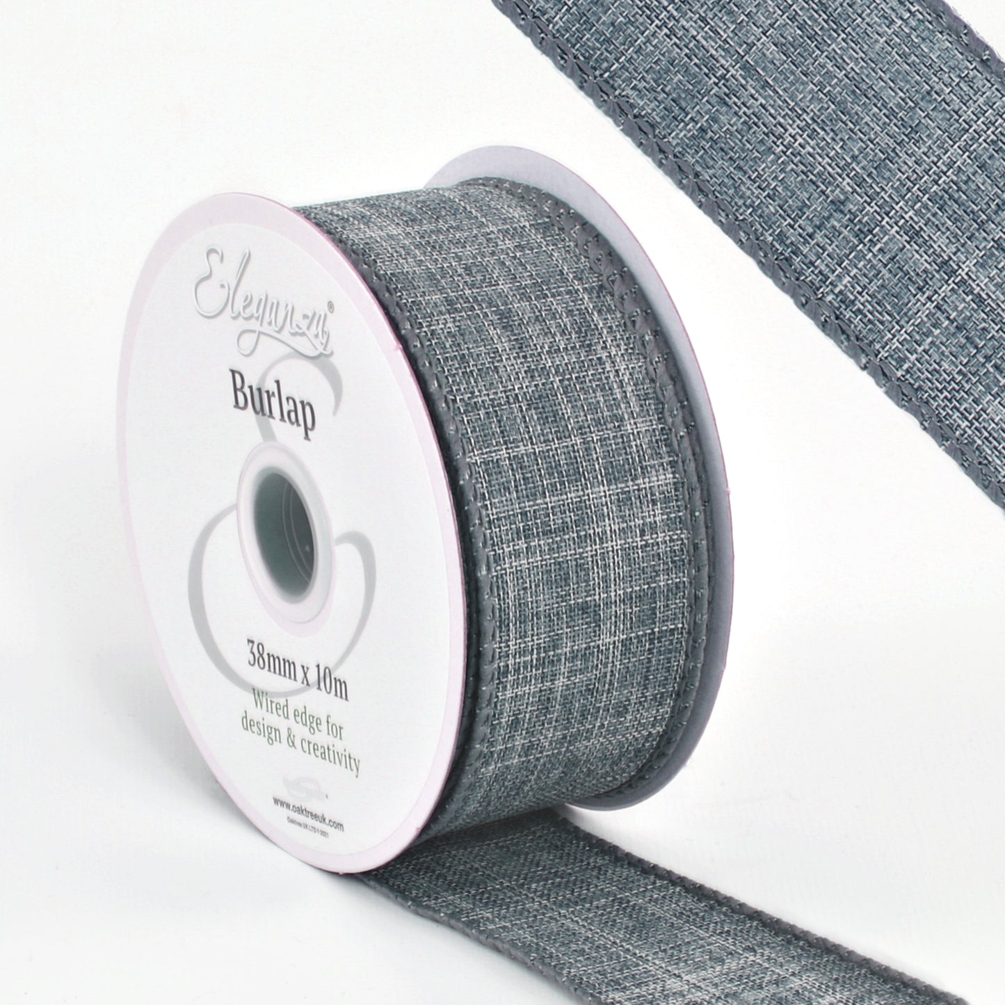 Burlap-Ribbon-Wired-Edge-Grey-38mm-x-10m