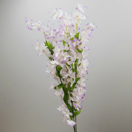 Faux-Periwinkle-Blossom-Lilac-White-67cm-x-3