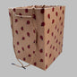 Hand-Tie-Gift-Bags-Kraft-Natural-Ladybirds-25cm-x-18cm-x-18cm-Pack-of-10-Bags