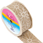 Linen-Ribbon-Cut-Edge-Ivory-Floral-38mm-x-10m