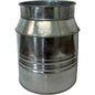 A metal milk churn used for decoration, floristry and crafting projects.