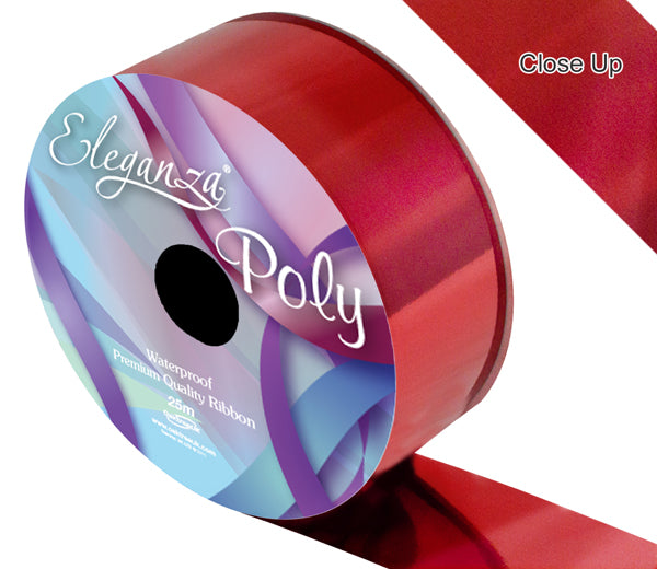 Poly-Ribbon-Metallic-Red-50mm-x-25m