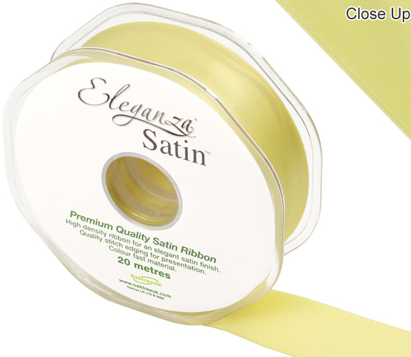 Satin-Ribbon-Double-Faced-Pale-Yellow-25mm-x-20m