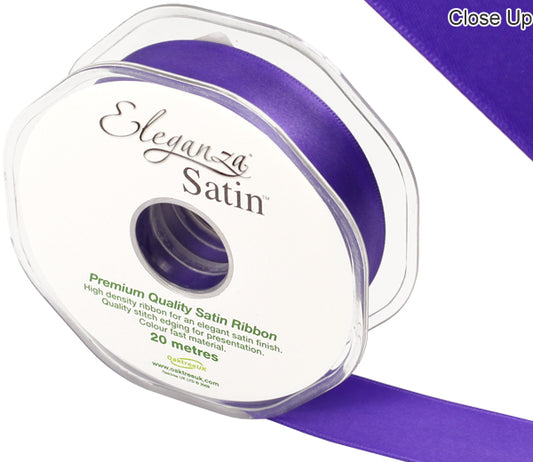 Satin-Ribbon-Double-Faced-Purple-25mm-x-20cm