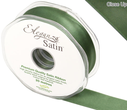 Satin-Ribbon-Double-Faced-Sage-Green-25mm-x-20m