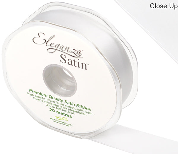 Satin-Ribbon-Double-Faced-White-25mm-x-20m